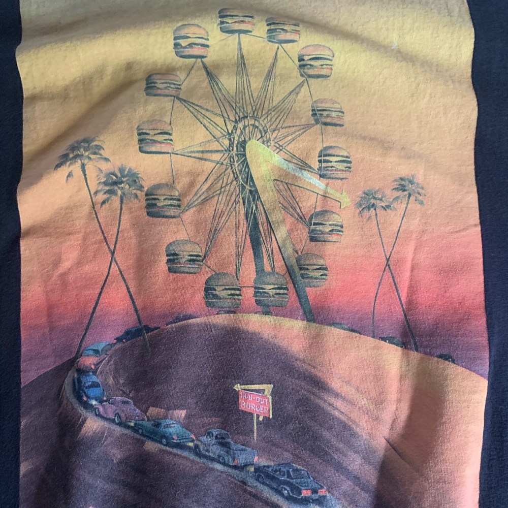 SOLD IN-N-OUT BURGER 70th Anniversary Tee T-Shirt - Picture 3 of 5